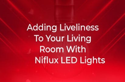 Adding Liveliness To Your Living Room With Niflux LED Lights  